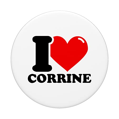 I LOVE Corrine PopSockets Swappable PopGrip, Black - Image 3