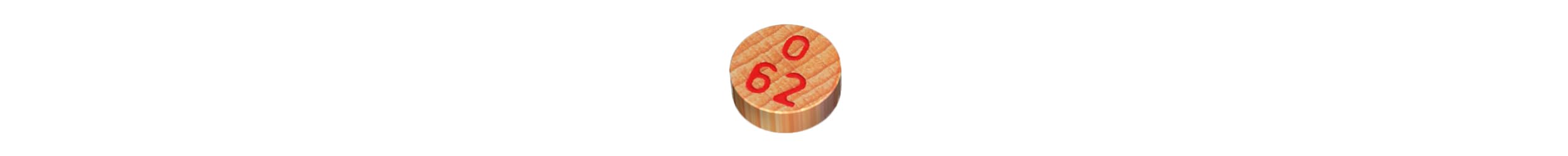 Schmidt Spiele 49089 Classic Line, Bingo, mit Zahlensteinen aus Holz, bunt | Mit Zahlensteinen aus Holz