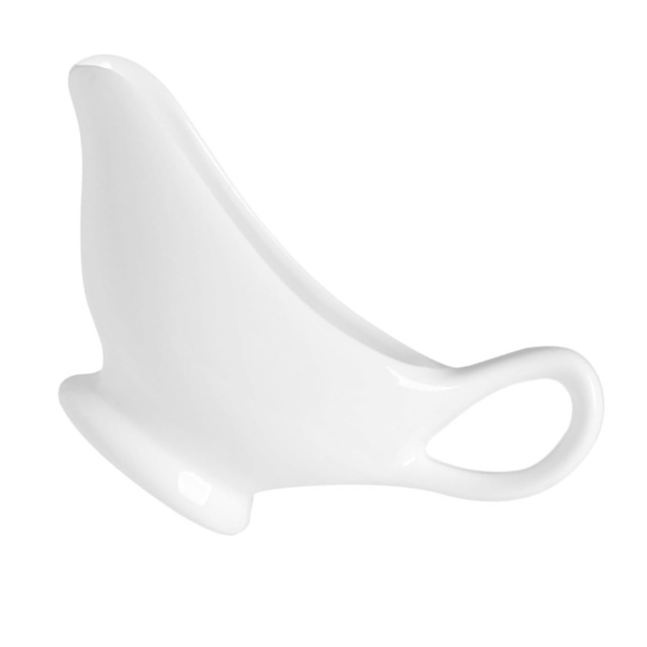 NAMOARLY Ceramic Sauce Boat Syrup Milk Pitcher Gravy Boat with Handle Gravy Pitcher Cream Pitcher Flavored Creamer Gravy Serving Boat Gravy Bowl Porcelain Saucier Water Jug Ceramics White