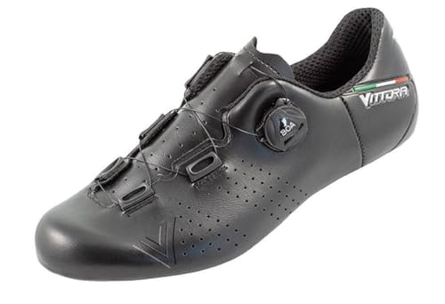 Vittoria Alisè Road Cycling Shoes (Black, EU 42 US 8 ½ UK 8)