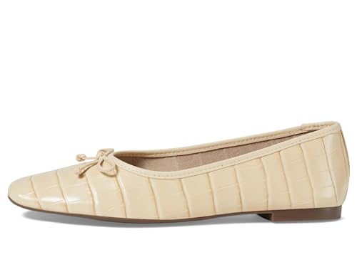 Schutz Women's Arissa Ballet Flat, Eggshell, 5.54