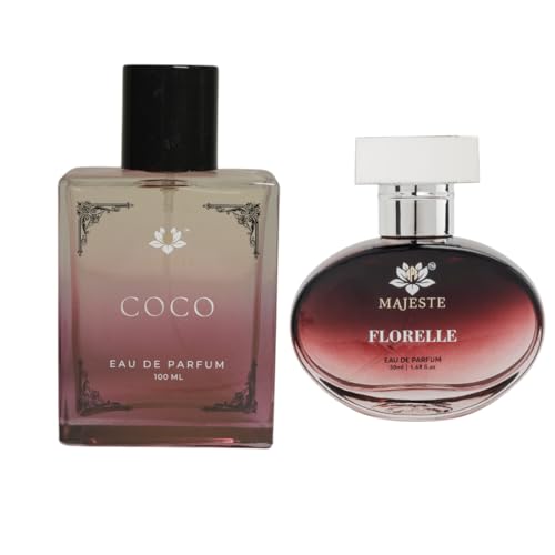 Image of Coco & Florelle Pakc of 2 | Luxury Long-Lasting | Men & Women Perfume | Eau de Perfume | Pefume Combo | Coco 100ml & Florelle 50ml