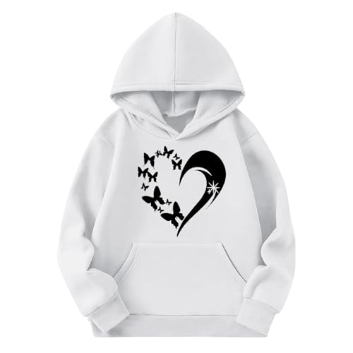 DDAPJ pyju Heart Hoodies for Kids Boys Girls Cute Sweatshirt Long Sleeve Hooded Pullover Fleece Sweatshirts with Pocket4