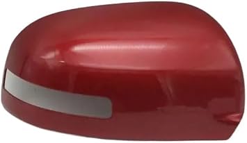 Compatible for Mitsubishi Outlander 2013 2014 2015 2016 2017 2018 Outside Rearview Mirror Cover Wing Door Side Shell Cap HousingRed Right Side