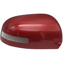 Compatible for Mitsubishi Outlander 2013 2014 2015 2016 2017 2018 Outside Rearview Mirror Cover Wing Door Side Shell Cap HousingRed Right Side