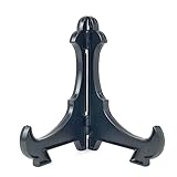 わにぞう S3皿立て (11cm~15cm程度のお皿用)イーゼル 写真立て 額立て 遺影額スタンド パネルスタンド 日本製(S3 黒 1個)