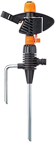 Claber 87258 BL. IRR. Impact Spike 8707, Nero/Arancione/Grigio, 105x45x250 cm