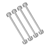 Healvian 4stücke Schraubrohrstifte Aus Metall Für Uhrenarmbänder Mit Werkzeug Zum Entfernen Und Ersetzen Von Uhrenschrauben Reparaturzubehör Für Uhreninstandsetzung