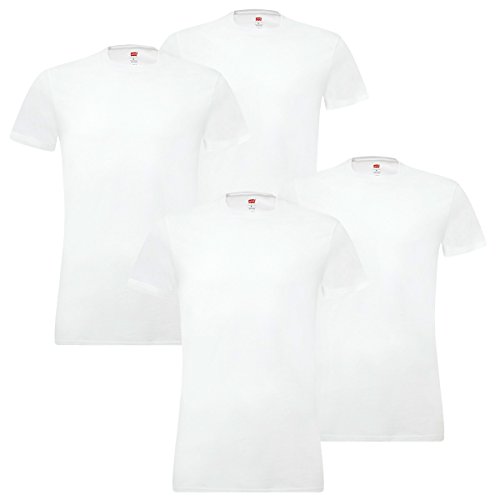 4er Pack Levis Solid Crew T-Shirt Men Herren Unterhemd Rundhals...