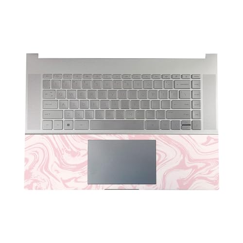 Image of Gaming Skin Compatible with HP Envy x360 16 inch (2023) - Silky Pink - Premium 3M Vinyl Protective Wrap Decal Cover - Easy to Apply | Crafted in The USA by MightySkins