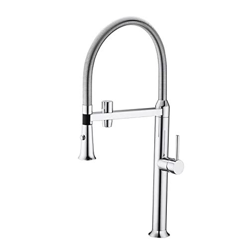 Robinet de cuisine 3 voies résolvant le nettoyage de l'évier grâce au pulvérisateur extractible LWX