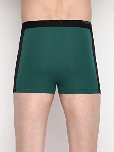 Image of RUPA FRONTLINE Colors Men's Front Open Athlefit Mini Trunks | Soft-Touch Cotton Stretch | Snug Fit | Breathable Fabric | Supporter Brief | Pack of 1