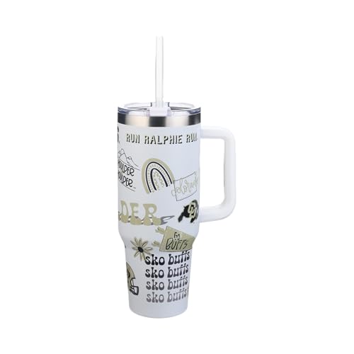 The Memory Company Officially Licensed 46oz Team Spirit Game Day Tumbler, University of Colorado, Boulder