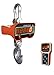 Launweiscalenix 22000 lb/10000kg Heavy Duty Crane Scale, Industrial Digital Weighing Hanging Scale with Wireless Handheld Indicator, Red