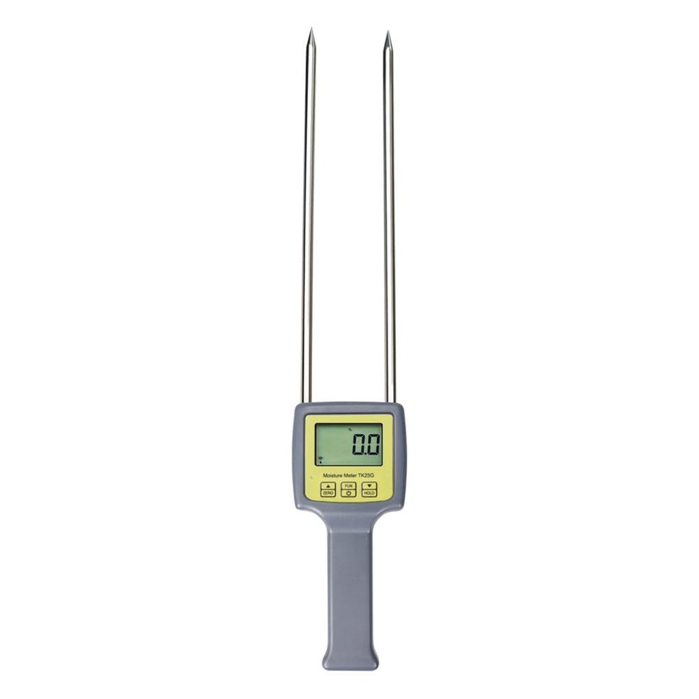 Ijsdnvjndx As Shown Tk25g Professional Grain Moisture Meter Digital Humidity Tester Dryness Monitoring Device For Coffee, Rice, Wheat