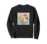 Poppy Bouquet Floral Pastel Colors Merch