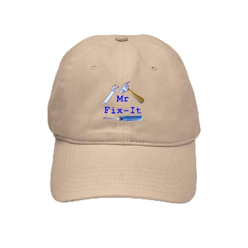 CafePress Mr Fix It Cap Unique Adjustable Baseball Hat Khaki