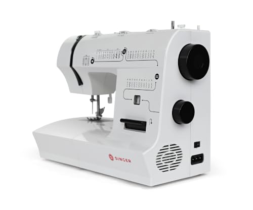 Image of SINGER 3432 Sewing Machine | 32 Built-in Stitches, 76 Stitch Functions | Adjustable Stitch Length & Width (5mm) | 4-Step Buttonhole | Heavy Duty Metal Frame | LED Light | 70W Motor