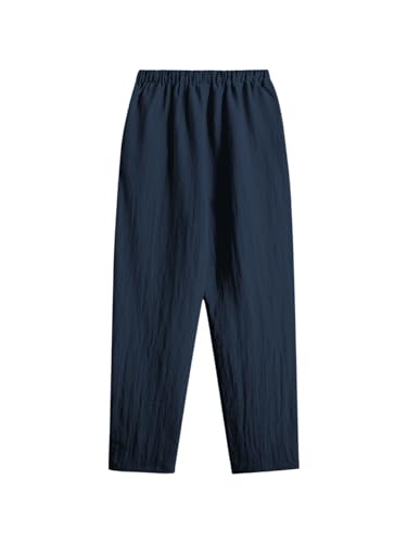 Image of Verdusa Boy's 2 Piece Sets Linen Set Going Out Summer Outfits Button Up Shirt and Pants Set Matching Sets