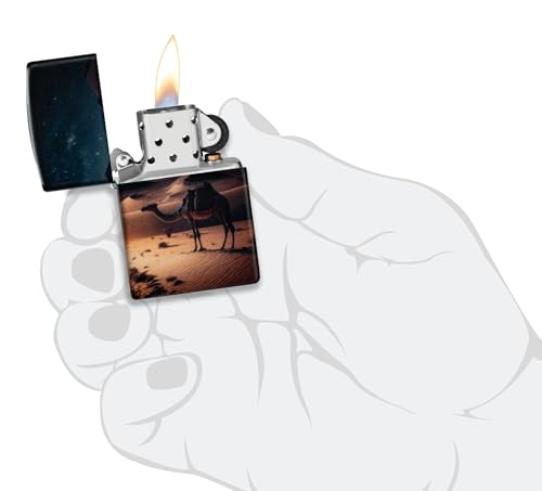 Encendedor Zippo Windproof Camel metálico recargable miniatura 5