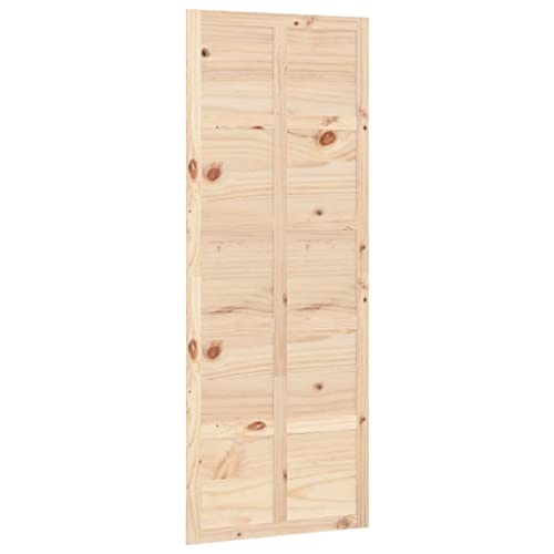 vidaXL Puerta de Granero Madera Maciza Pino 80x1,8x214 cm