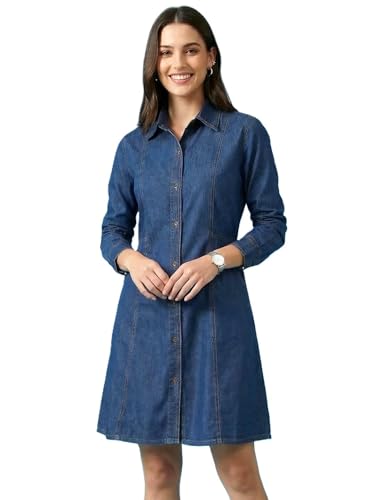Image of ADDYVERO Women Balloon Sleeve Viscose Rayon Fit & Flare Printed Dress Detailing Above Knee /Mini