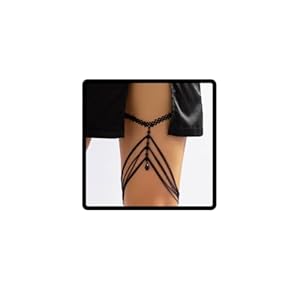 Cubahop C-Body Chain-019 Oberschenkelkette Schwarz