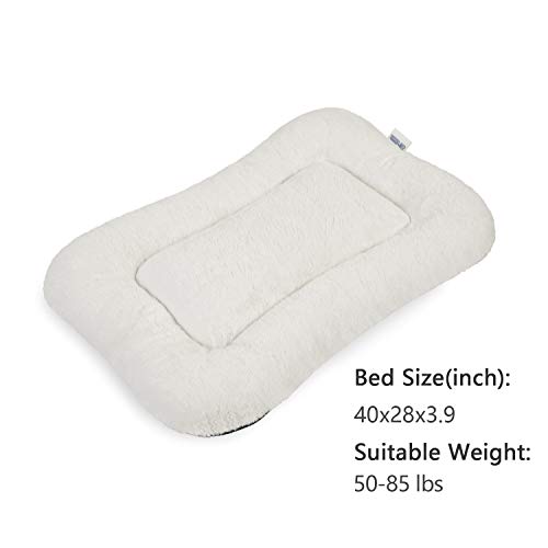 ANWA Large Dog Bed Pet Cushion Crate Mat Soft Pad Washable Dog Bed for Extra Large Dog - Thumbnail 7