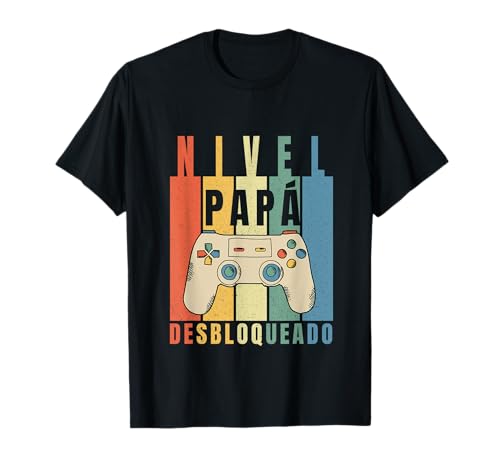 Regalos Originais para Pais de Primeira Viagem Gravidez Papá em Práticas Divertida Anúncio para Futuros Pais Camiseta Masculina com Manga de Costura Dupla T-Shirt Preto, Multicolorido Tamanho S