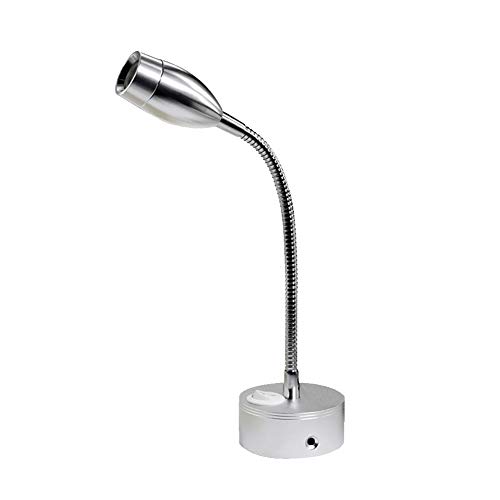 image for Shni LED Flexible Bedside Light, 12V 360 Degree Rotation Flexible Goos
