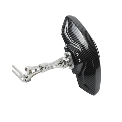 Garde-boue arrière moto en aluminium argent pour rouler sous la pluie