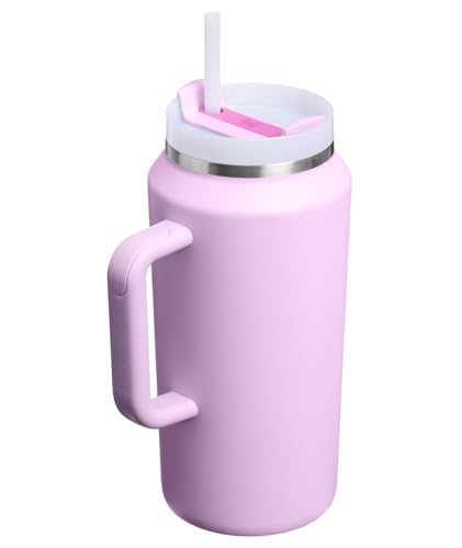 Image of STANLEY Quencher H2.0 Tumbler with Handle and Straw 64 oz | Flowstate 3-Position Lid | Cup Holder Compatible for Travel | Insulated Stainless Steel Cup | BPA-Free | Soft Orchid
