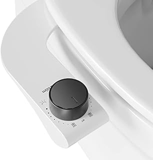Bath & Bum Bidet, Ultra-Slim Bidet Attachment, Non-Electric Bidet Toilet Seat Attachment,Detachable Self-Cleaning Dual Nozzles and Adjustable Water Pressure, Easy to Install Bidet