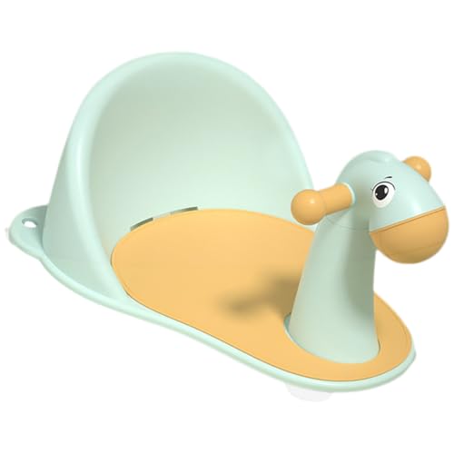 TOGEVAL 用浴槽椅子 滑り止め吸盤付き 幼児用バスチェア 安定した座りサポート 軽量で持ち運び便利 旅行やホテルに 新生児から使える浴槽用