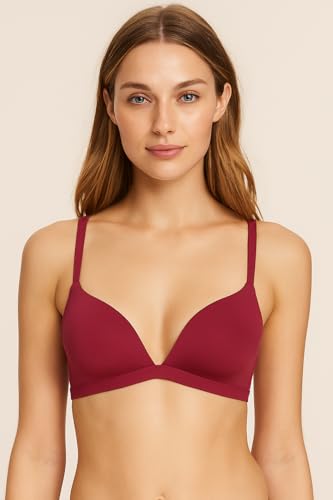 Image of Viola's Secret 6 Pack of Color Print T-Shirt Bras B Cup C Cup and D Cup
