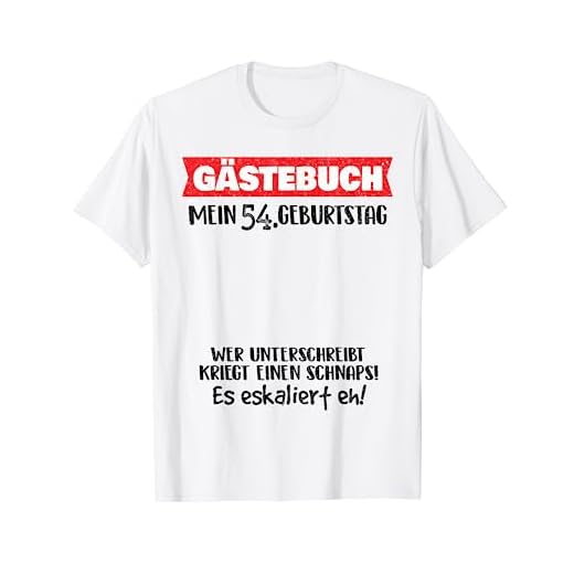 Divertido libro de visitas 54 años cumpleaños cumpleaños cumpleaños Camiseta