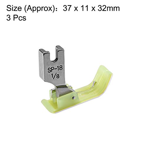 Pie prensatela con bisagra para máquina de coser industrial 3 mm miniatura 2