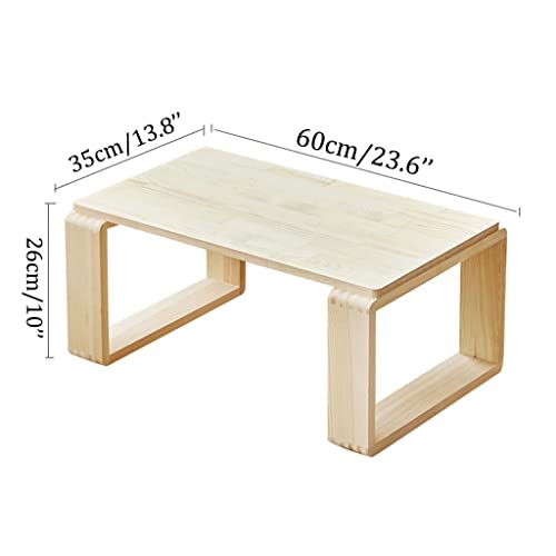 Table basse basse 60x35x26cm pour balcon et salon japonais - 7