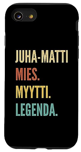 Image of iPhone SE (2020) / 7 / 8 Funny Finnish First Name Design - Juha-Matti Case