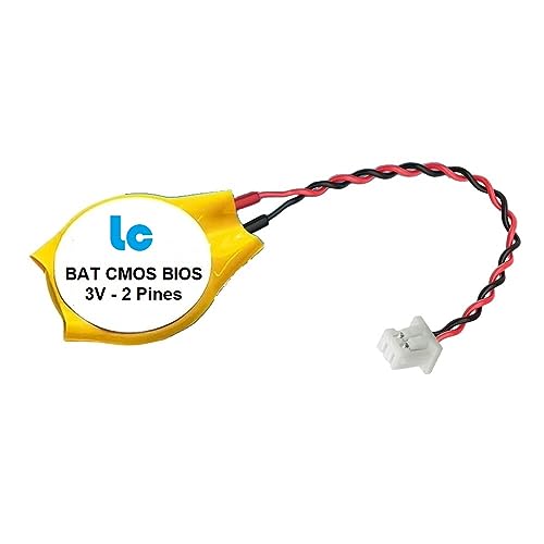 Batterie pile d'alimentation CMOS BIOS - 3 V 230 mAh - 2 broches - Type CR2032