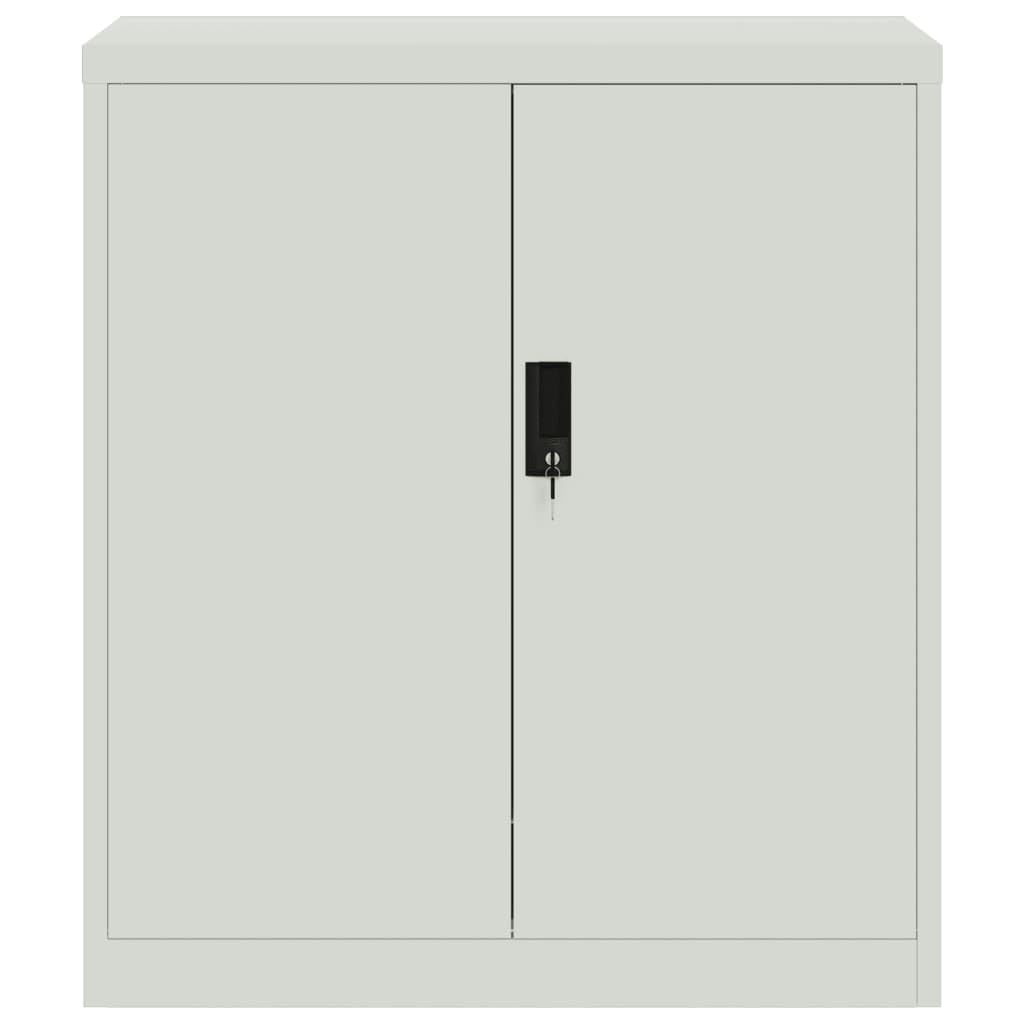 vidaXL Armario archivador de Acero Gris Claro 79x40x90 cm, archivador, Unidad de Almacenamiento, gabinete de Almacenamiento de Oficina