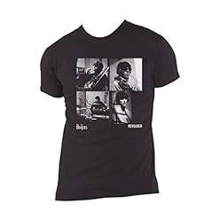 The Beatles T Shirt Revolver Studio Shots Band Logo Nue Officiel Homme Noir - Les Beatles, Paul McCartney, John Lennon, RIngo Starr, George Harrison The Beatles T Shirt Revolver Studio Shots Band Logo Nue Officiel Homme Noir – Image 4