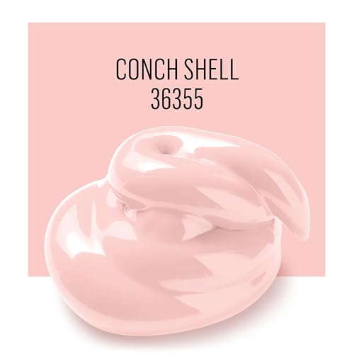 Image of FolkArt Acrylic Craft Paints, Conch Shell 8 fl oz Premium Matte Finish Paint, Perfect For Easy To Apply DIY Arts And Crafts, 36355