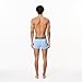 Lacoste Men's Cotton Stretch Essentials Trunks, 3-pack, Light Blue/Bright Blue/Grey, Large