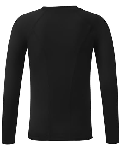 Youth Boys Compression Shirt, Long Sleeve Kids Athletic Undershirt Quick Dry Base Layers for Baseball Football Sports2