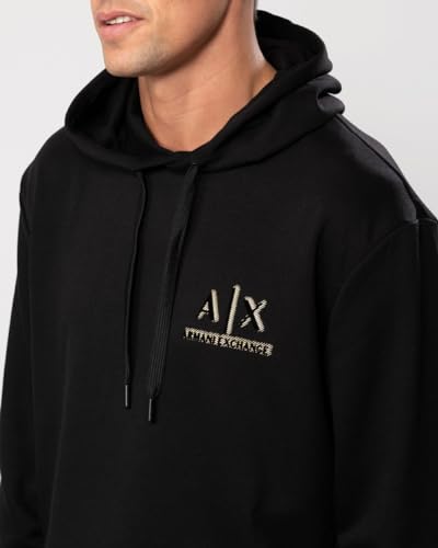Armani Exchange Men's Gold Ax Pullover Hoodie Sweatshirt2