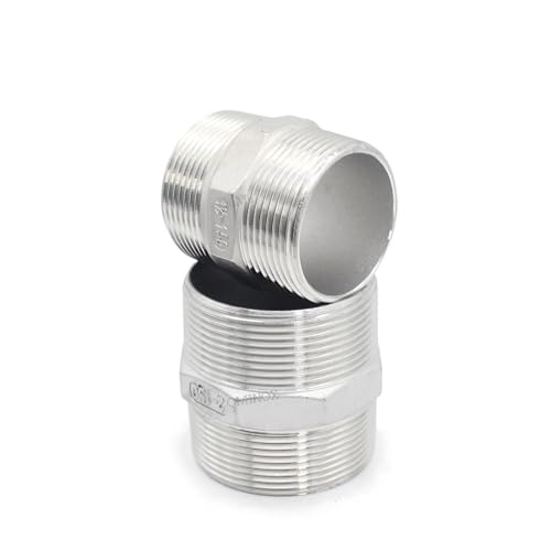 Accesorio de tubería con rosca hexagonal macho y acoplador de acero de 1.5 6