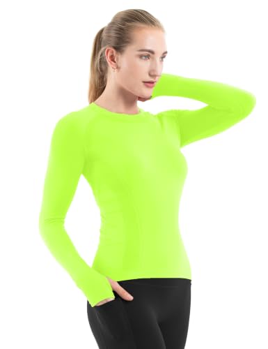 Image of MathCat Seamless Long Sleeve Workout Tops for Women