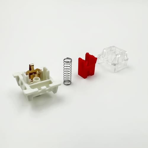 Image of Outemu(Gaote) Red Switches for MX Mechanical Gaming Keyboard,3-Pin 45gf Linear /RGB /DIY Replaceable /Dustproof Switches(Red,108pcs)