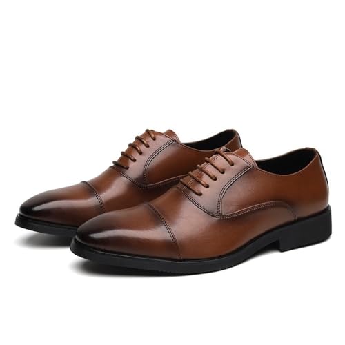 Quality Leather Lace Up Oxford Shoes for Men Perfect for Business and Formal Occasions